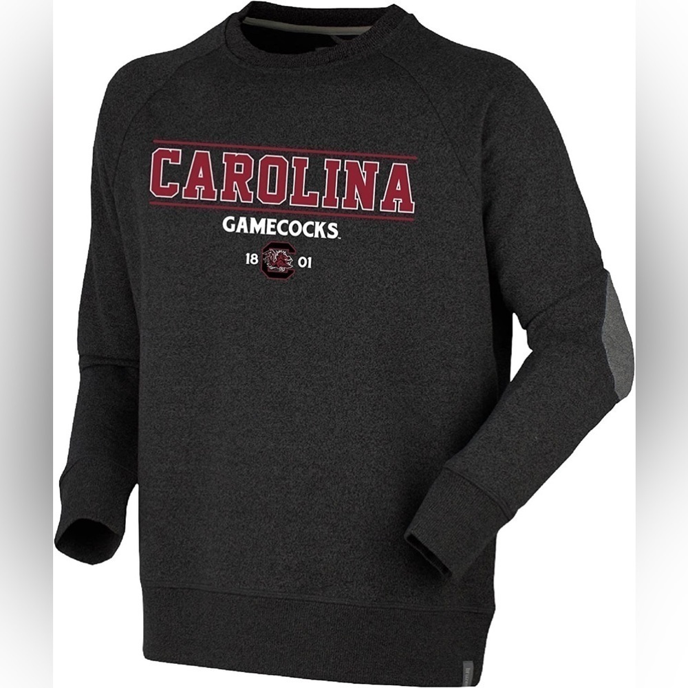 Bruzer Sweater Men’s Carolina gamecocks  Oxford fit in Dark Charcoal size XL/TG